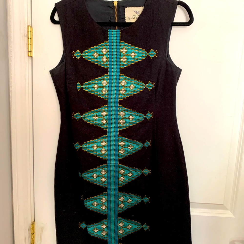 Tabitha Embroidered Shift Dress